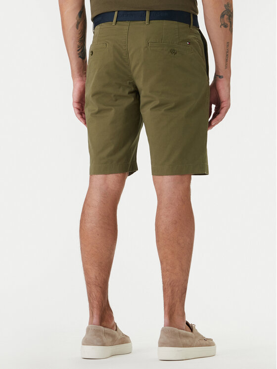 Tommy Hilfiger Tommy Hilfiger Stoffshorts Denton MW0MW42349 Khakifarben Slim Fit