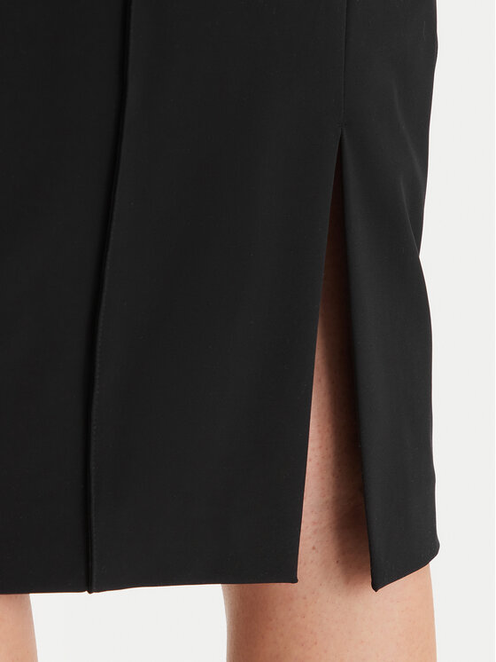 Elisabetta Franchi Elisabetta Franchi Tiesus sijonas GO-159-61E2-110 Juoda Slim Fit