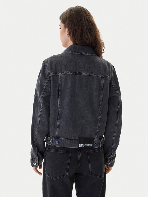 Karl Lagerfeld Jeans Karl Lagerfeld Jeans Geacă de blugi A3W14063 Gri Regular Fit
