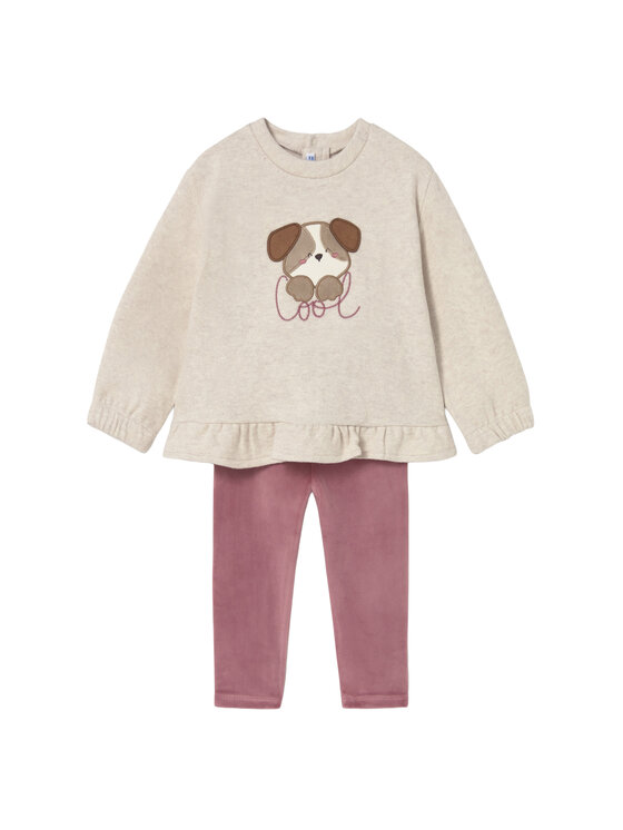 Mayoral Mayoral Set bluză și leggings 2738 Colorat Regular Fit