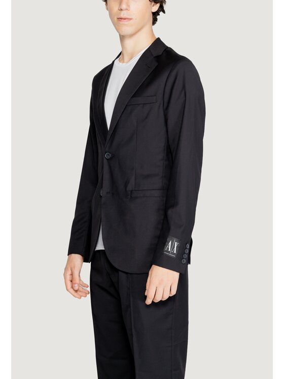 Armani Exchange Armani Exchange Marynarka 8NZGP2 ZNPMZ Czarny Blazer Fit