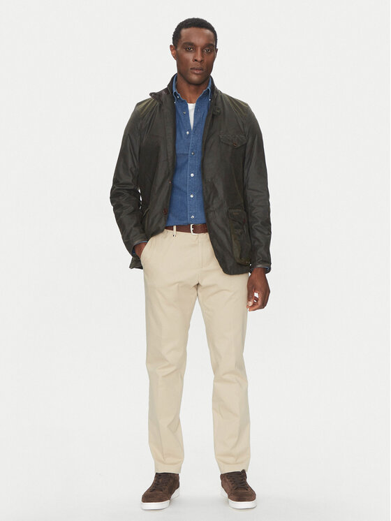 Barbour Barbour Átmeneti kabát Beacon MWX0007OL71 Barna Slim Fit
