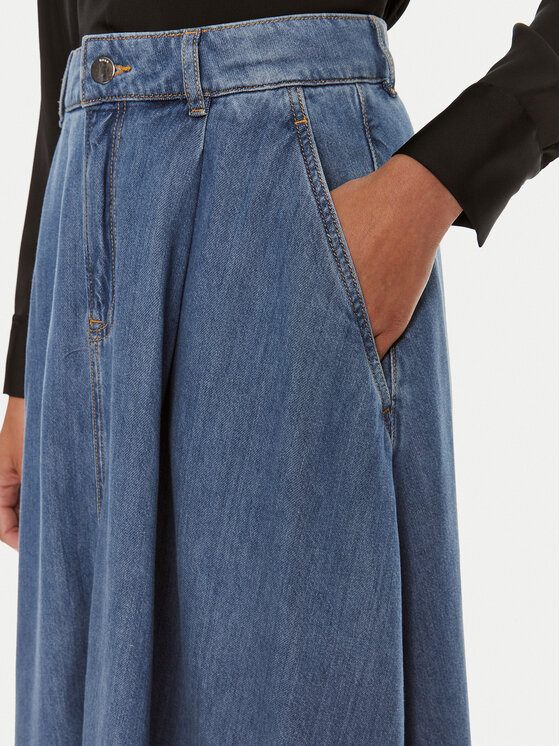 BOSS Boss Jeans suknja 50516021 Plava Regular Fit