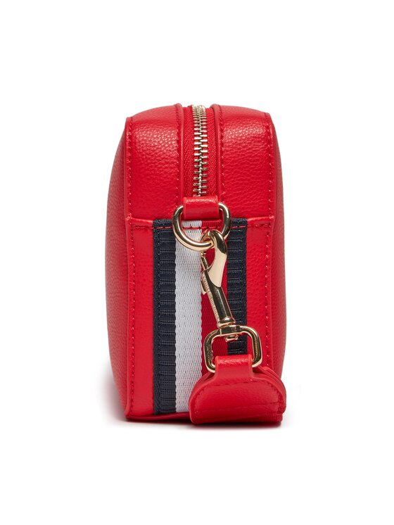 Tommy Hilfiger Tommy Hilfiger Ročna torba Th Essential Sc Camera Bag Corp AW0AW15707 Rdeča