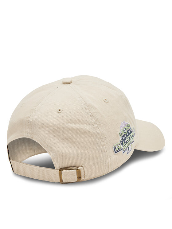 47 Brand 47 Brand Czapka z daszkiem Mlb Chicago White Sox Double Under ’47 Clean Up BAS-DBLUN906GWS-NT03 Beżowy