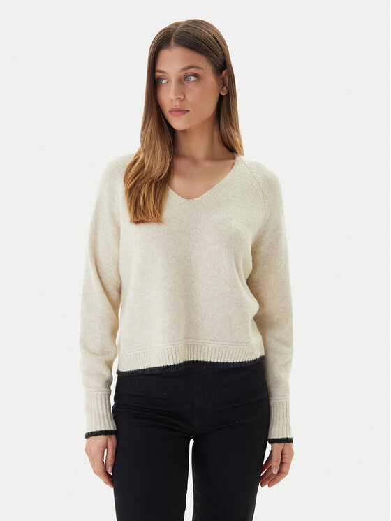 Vero Moda Vero Moda Svetr Aquarius 10331898 Béžová Regular Fit