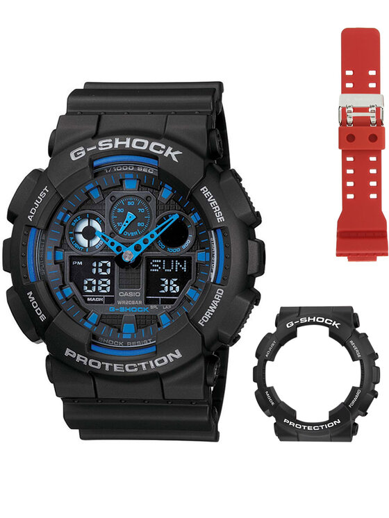 Casio Casio Zegarek GA-100-Set034 Czerwony