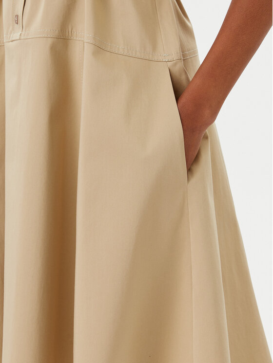 BOSS BOSS Hemdkleid 50537388 Beige Regular Fit