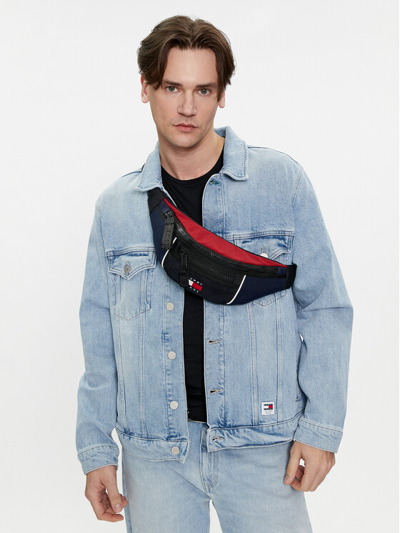 Tommy Jeans Tommy Jeans Ľadvinka AM0AM11956 Tmavomodrá