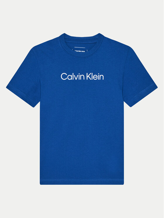 Calvin Klein Jeans Tričko IU0IU00682 Modrá Regular Fit