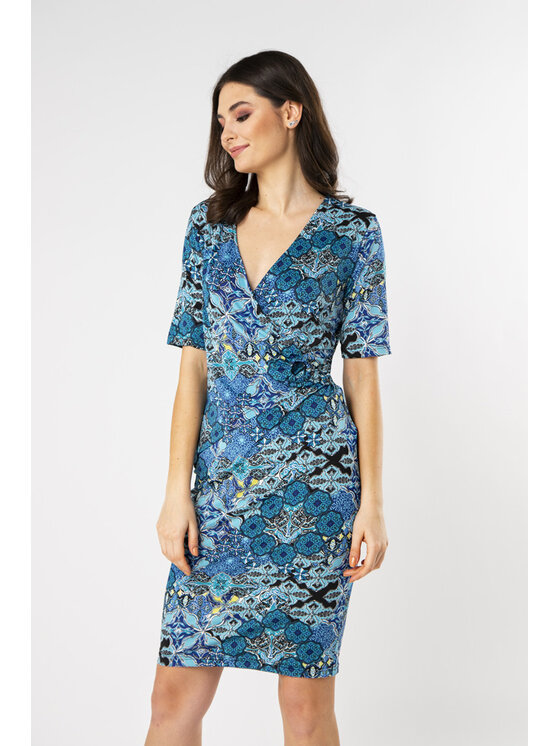 QUIOSQUE QUIOSQUE Každodenné šaty QUIOSQUE 4OM005851 Modrá Regular Fit