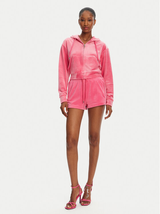 Juicy Couture Juicy Couture Pantaloni scurți sport Tamia JCWH121001 Roz Regular Fit