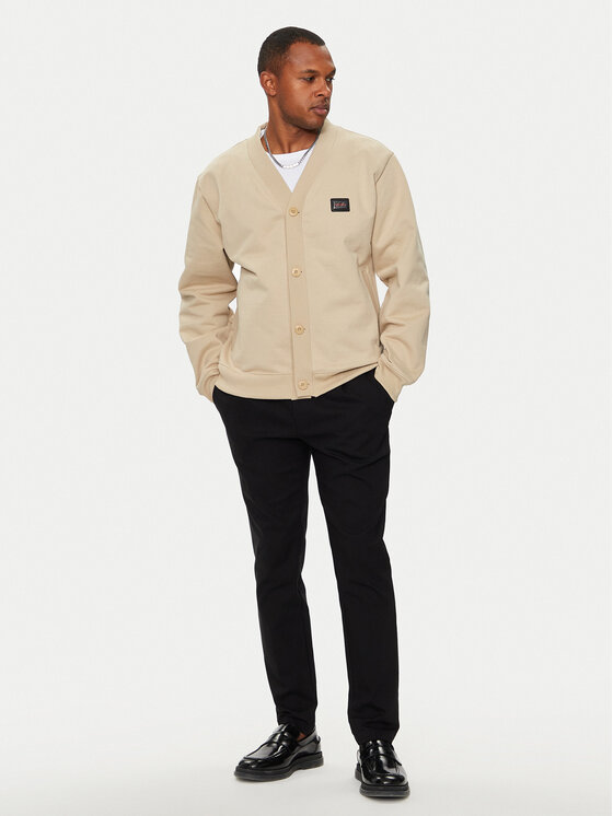 HUGO Hugo Kardigāns Dacardigo 50516705 Bēšs Relaxed Fit