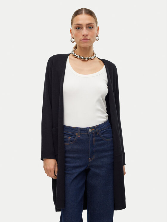 Vero Moda Vero Moda Kardigan Vmsaba 10309316 Černá Regular Fit