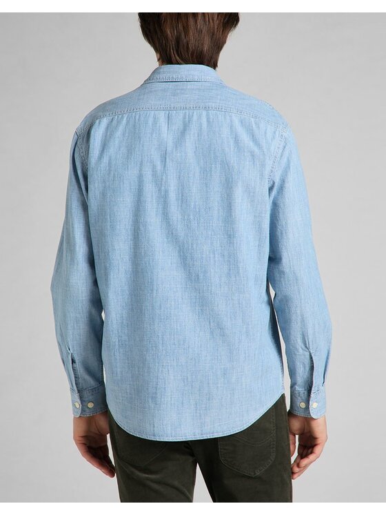 Lee Lee Camicia WORKER SHIRT Blu Regular Fit