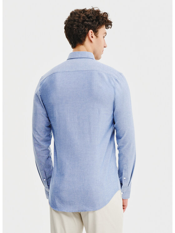 Pako Lorente Pako Lorente Koszula P25SF-1X-015 Niebieski Slim Fit