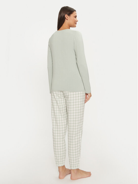 Selmark Selmark Pidžama P9173 Zelena Relaxed Fit
