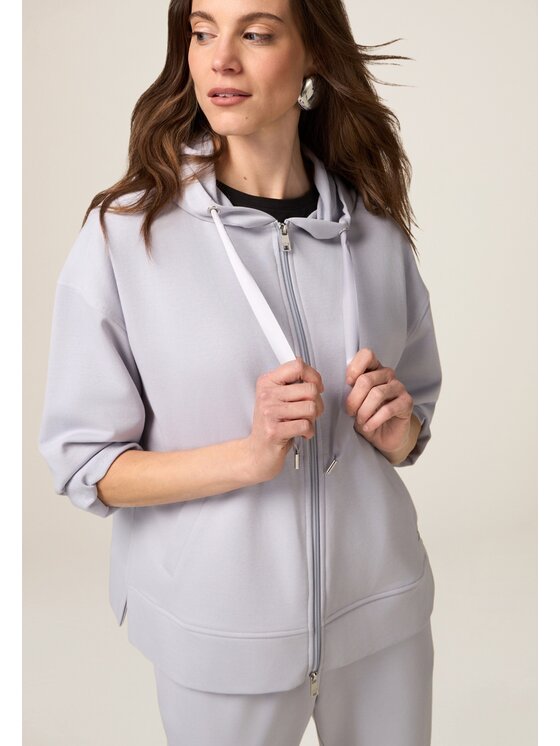 Oltre Oltre Felpa G863J104015N003 Grigio Regular Fit