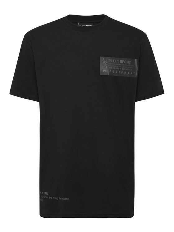 Plein Sport Plein Sport T-Shirt 14263 Czarny Regular Fit