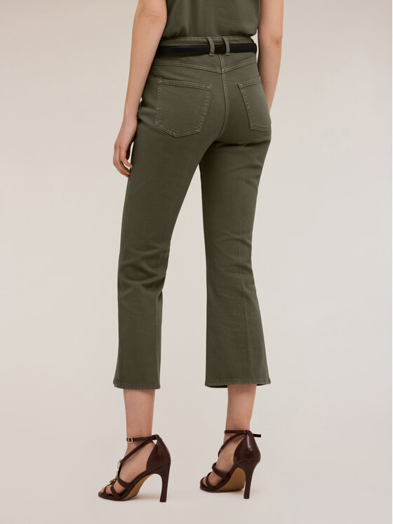 Motivi Motivi Pantaloni di tessuto P745Q004010N035 Verde Flare Fit