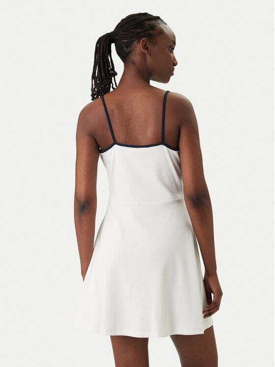 Tommy Jeans Tommy Jeans Ikdienas kleita DW0DW22335 Balts Slim Fit