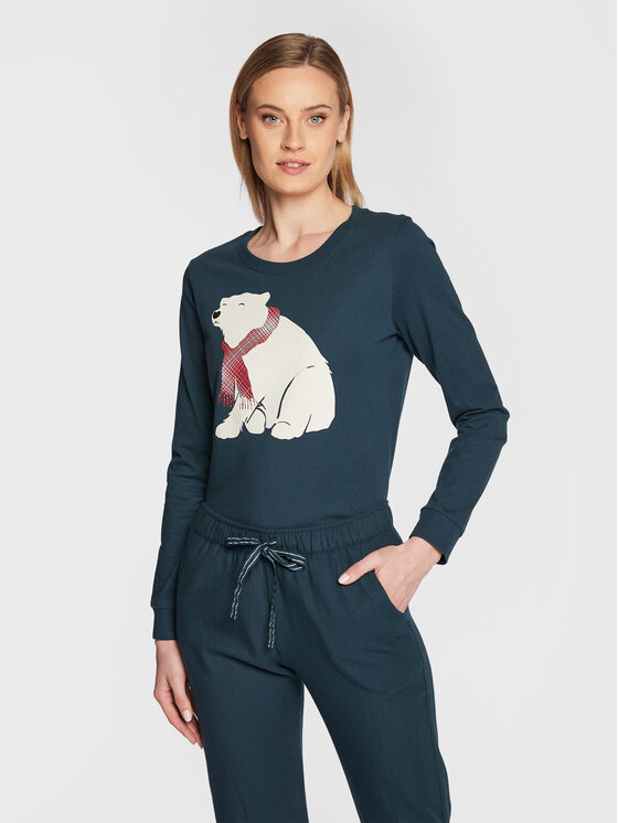 Triumph Triumph Piżama Pk Character 02 X 10209569 Zielony Regular Fit