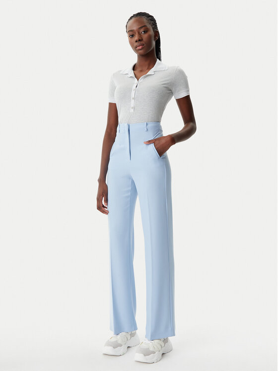 Patrizia Pepe Patrizia Pepe Polo 8K0279/K128-W180 Sudraba Regular Fit