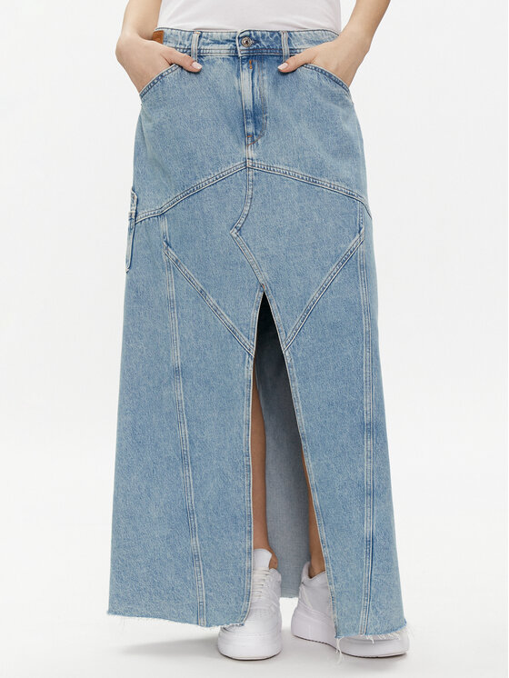 REPLAY Replay Джинсова спідниця W9933.000.108 69B Голубий Regular Fit