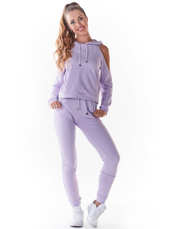 Infinite You Infinite You Bluza M239 Fioletowy Basic Fit
