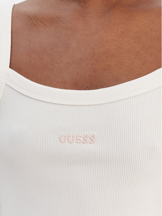 Guess Guess Marškinėliai V6GP16 K3180 Balta Regular Fit