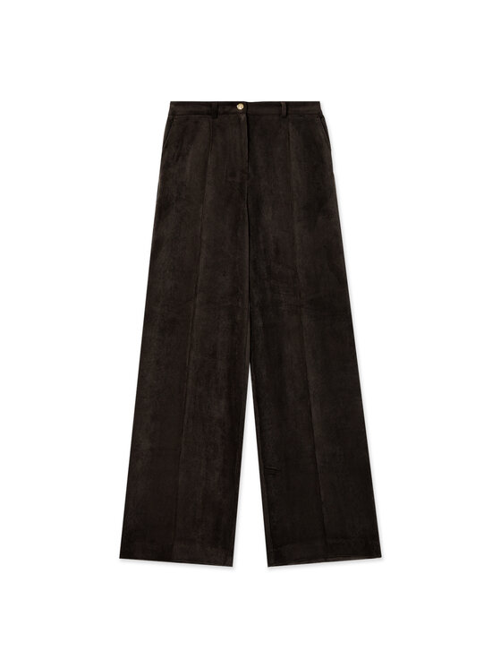 Oltre Oltre Spodnie materiałowe P065R009577N032 Brązowy Flared Fit