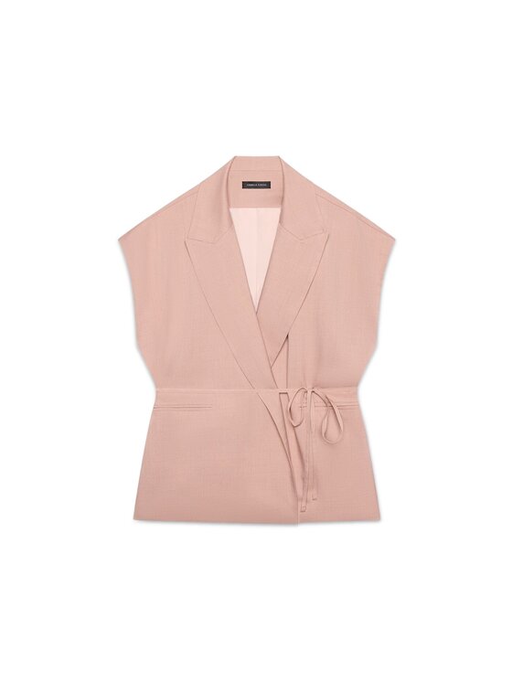 Fiorella Rubino Fiorella Rubino Marynarka L010L000085N006 Różowy Regular Fit