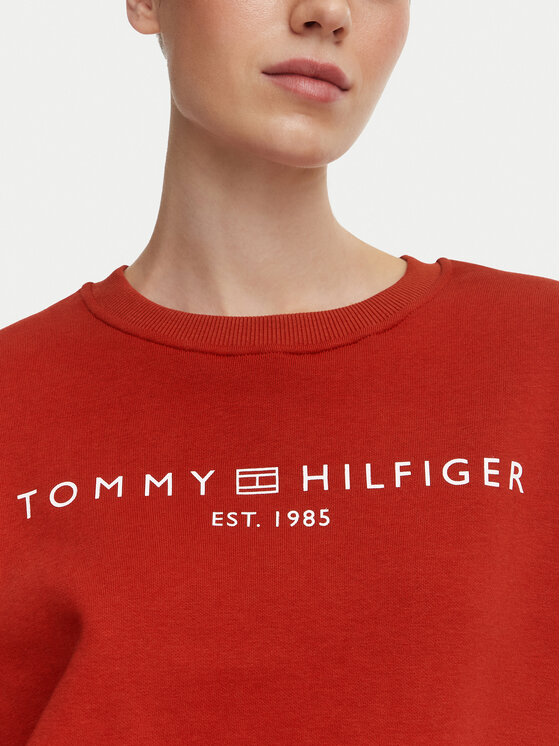 Tommy Hilfiger Tommy Hilfiger Bluza WW0WW47831 Czerwony ciemny Regular Fit
