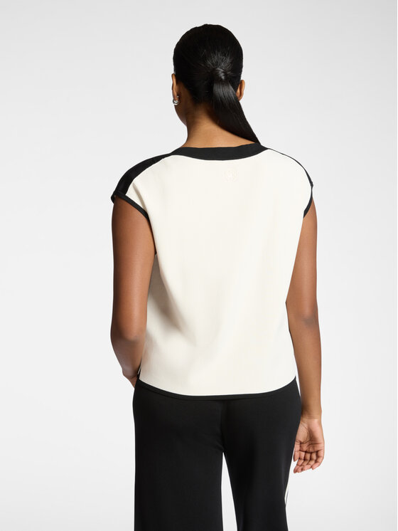 Elena Mirò Elena Mirò Sweter M555Z000696N0A1 Biały Regular Fit