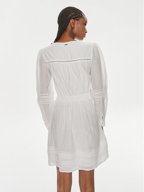 Pepe Jeans Pepe Jeans Vestito estivo Susi PL953527 Bianco Regular Fit