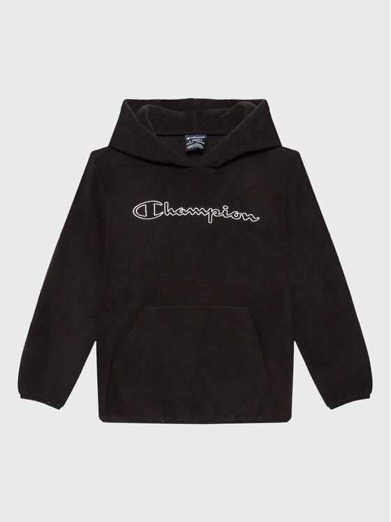 Champion Mikina Script Logo 305818 Čierna Regular Fit