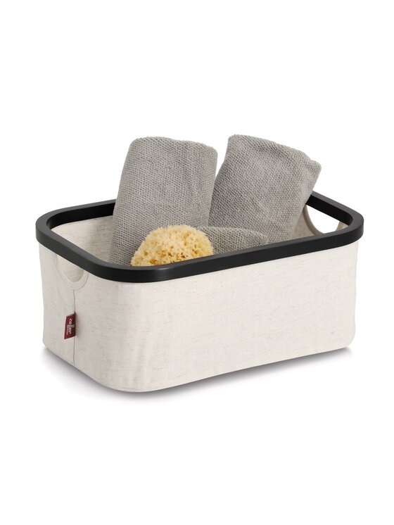 MIAhome MIAhome Kosz tekstylny składany 38x26x16 cm COMPLESSA-2 Beżowy