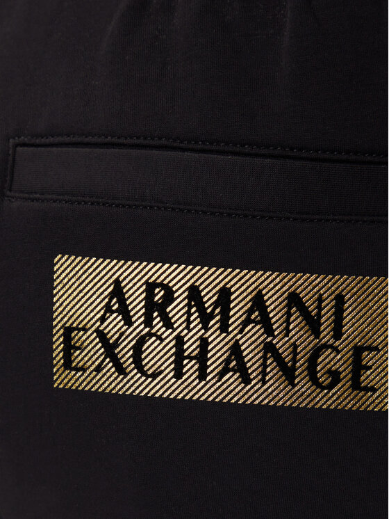 Armani Exchange Armani Exchange Melegítő alsó XM001886 AF10818 MC237 Fekete Slim Fit