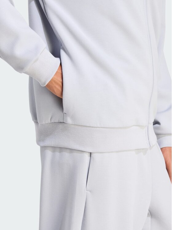 adidas adidas Bluza SOFT LUX Szary Loose Fit