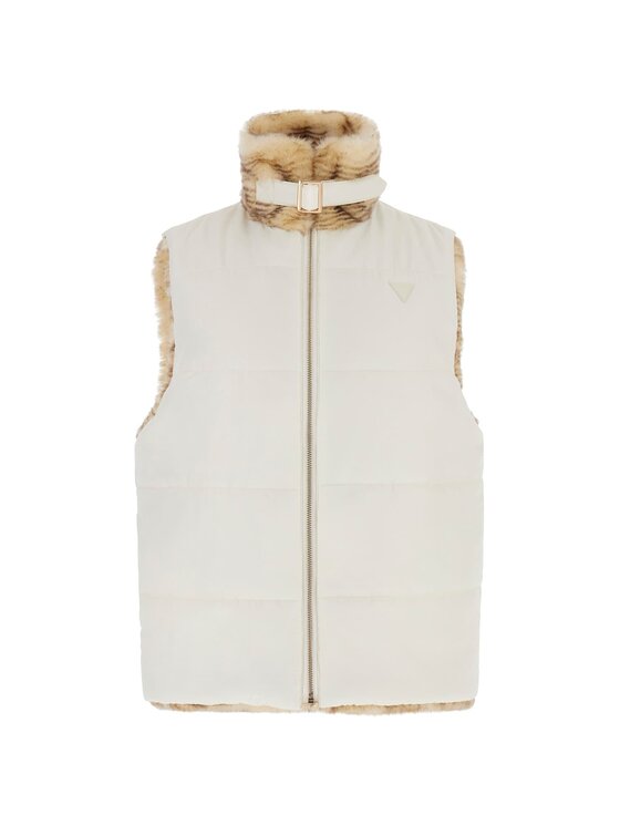 Guess Guess Bezrękawnik 180315 Biały Classic Fit