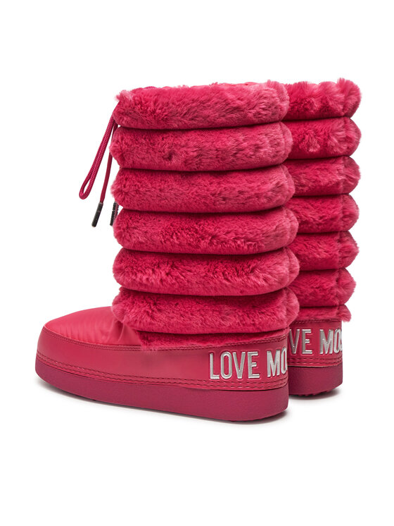 LOVE MOSCHINO LOVE MOSCHINO Čizme za snijeg JA24312G0LISH626 Ružičasta