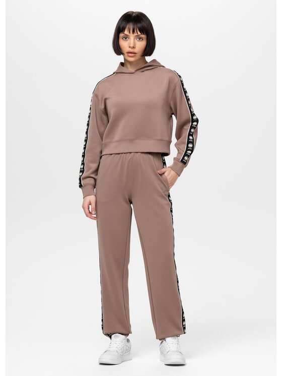 PITBULL PITBULL Bluza VERONA Brązowy Regular Fit