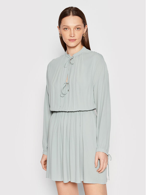 Patrizia Pepe Vsakodnevna obleka 8A0962/A8I1-G524 Zelena Oversize