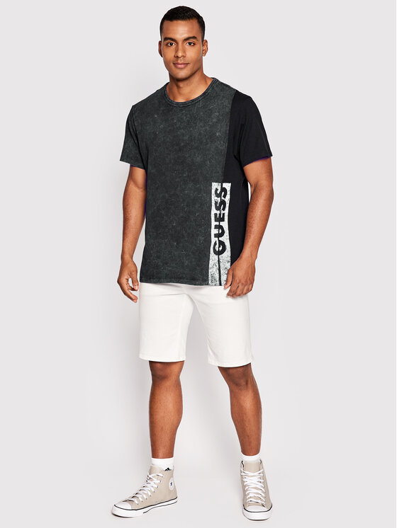 T-shirt M2YI38 K8FQ0 Nero Regular Fit