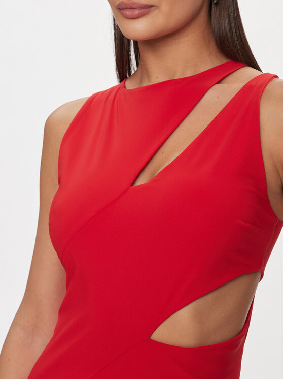 Patrizia Pepe Patrizia Pepe Večernja haljina 8A1321/JZ26-R815 Crvena Regular Fit