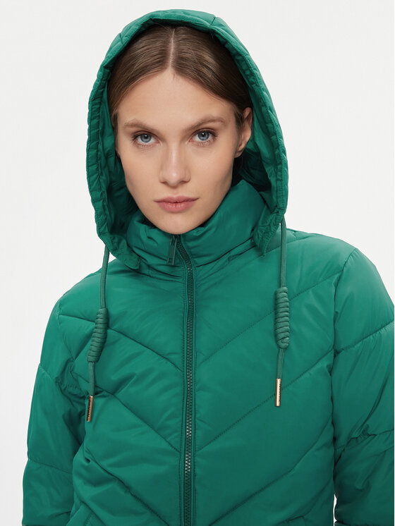 Silvian Heach Silvian Heach Зимно яке GPA23017PI Зелен Regular Fit
