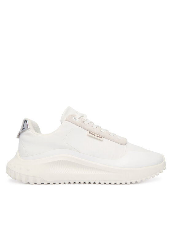 Calvin Klein Calvin Klein Sneakersy Eva Runner Lace Up Mat Mix YW0YW02016 Biały