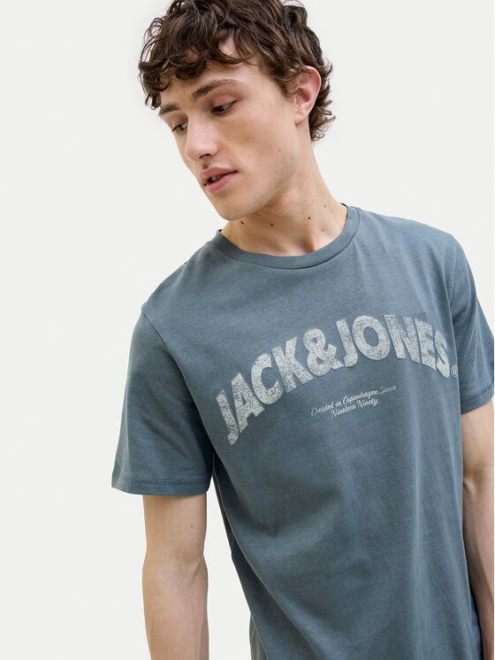 Jack&Jones Jack&Jones T-shirt Almeria 12276962 Plava Regular Fit