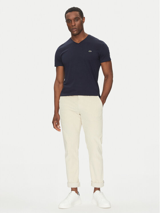 Lacoste Lacoste Tricou TH6710 Bleumarin Regular Fit