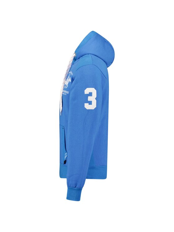 Geographical Norway Geographical Norway Bluza WW4783H/GNO-Royal Blue Niebieski Regular Fit